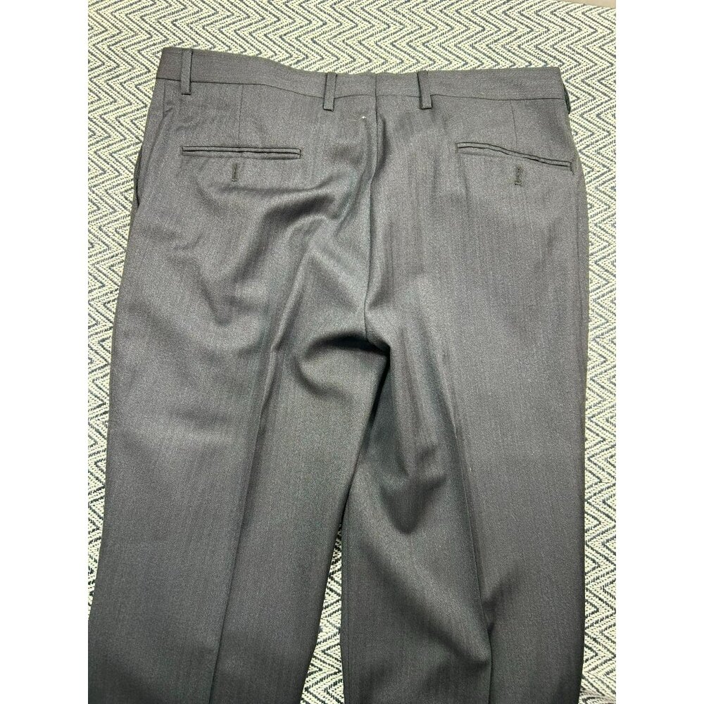 Jos A. Bank Tailored Fit Gray Dress Pants 34R 100% Wool Executive Collection - Picture 6 of 6